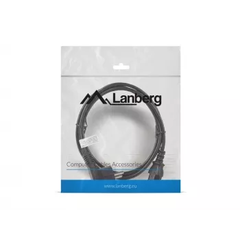 Cavo di alimentazione Lanberg CA-C13C-10CC-0018-BK nero 1,8 m connettore femmina C13 CEE7/7 (CA-C13C-10CC-0018-BK)