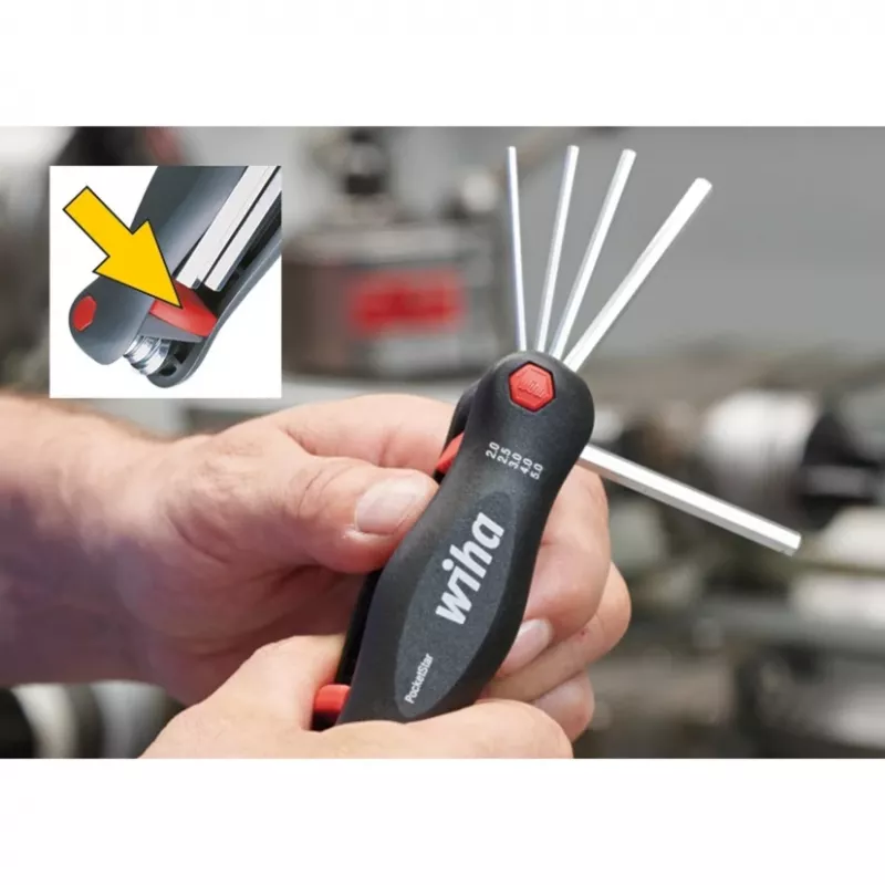 Cacciavite tascabile Wiha PocketStar cacciavite multibit, lunghezza 120 mm, modello 23047
