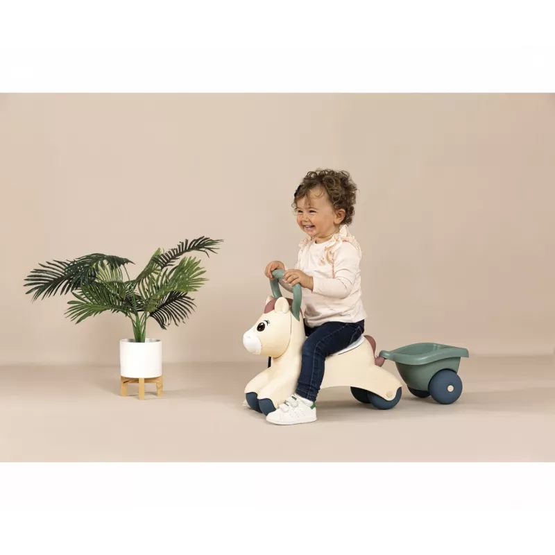 Little Smoby Baby Pony veicolo da spinta e scivolo