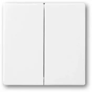 BUSCH JAEGER BJ 1785-84 placca per interruttore serie future linear studio bianco