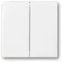 BUSCH JAEGER BJ 1785-84 placca per interruttore serie future linear studio bianco