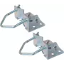 Fascetta per base palo S/CONN ShiverPeaks 89857-SET acciaio zincato per pali fino a 60 mm