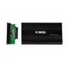 iBOX HD-02 box esterno per dischi SATA da 2,5 pollici, USB 3.0, alluminio, nero