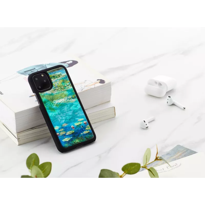Custodia per smartphone iKins per iPhone 11 Pro — design ninfee, nero