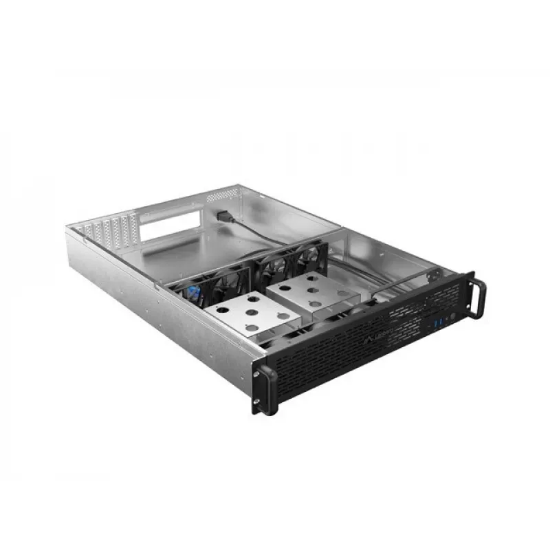 Case rack Lanberg SC01-6502-12B 2U nero 7 ventole