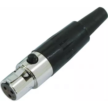 Adattatore Mini-XLR Omnitronic 30200125 — adattatore Mini-XLR a XLR, connettore femmina inline