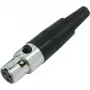 Adattatore Mini-XLR Omnitronic 30200125 — adattatore Mini-XLR a XLR, connettore femmina inline