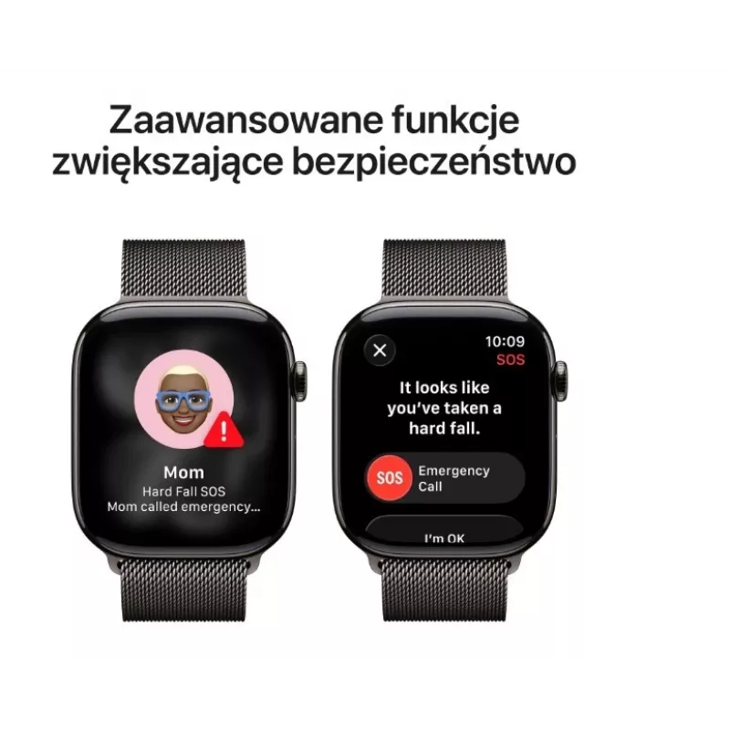 Apple Watch Series 11 GPS + Cellular 46mm cassa in titanio Slate con cinturino Milanese Slate M/L
