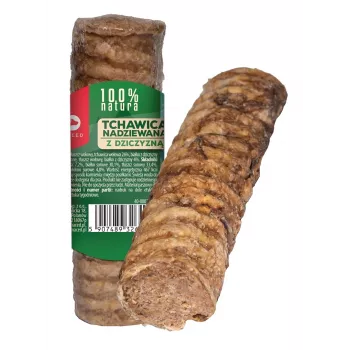 MACED Trachea ripiena di selvaggina - articolo da masticare per cani - 120 g