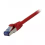 Cavo patch RJ45 - CAT6A 500MHz - 1,5m - rosso S-STP(S/FTP) - componenti testati (certificato GHMT) - AWG26