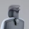 Up Up Athene sedia da ufficio ergonomica nero, grigio + tessuto blu