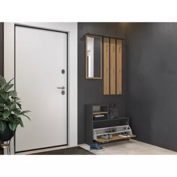 Armadio guardaroba top e shop GAR ANT/ART con 1 anta battente, 850×240×1600 mm