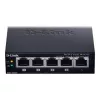 Switch di rete D-Link DGS-1005P/E unmanaged Gigabit Ethernet (10/100/1000) Power over Ethernet (PoE) nero