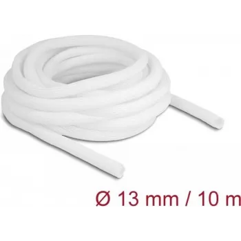 Guaina intrecciata DeLOCK 20813 10 m x 13 mm bianco