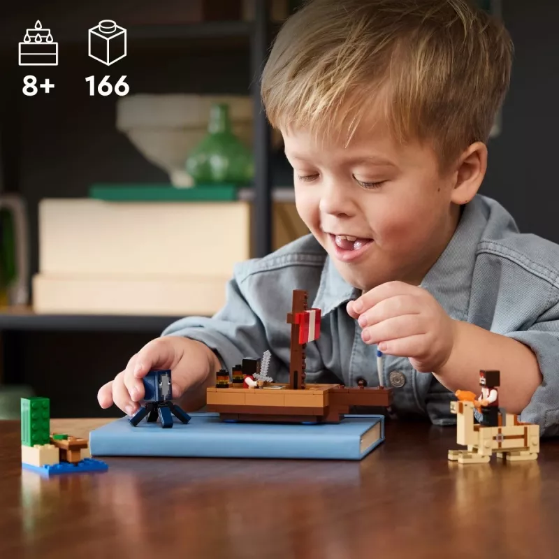 LEGO MINECRAFT 21259 il viaggio della nave pirata