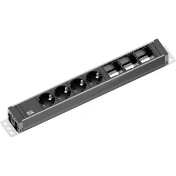 Distributore di corrente Bachmann 922.0071 3m 4 prese AC per interni