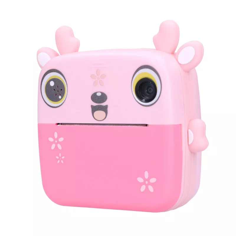 Extralink set | stampante termica EPP-005 rosa + carta termica 3 rotoli | fawn