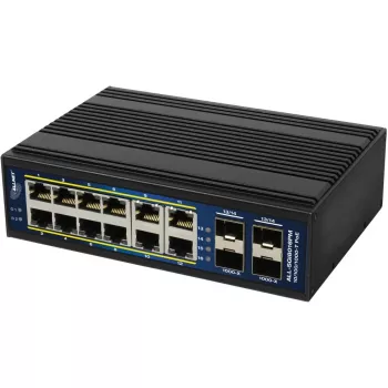 Switch managed ALLNET ALL-SGI8016PM L2+/L3 12x Gigabit Ethernet PoE