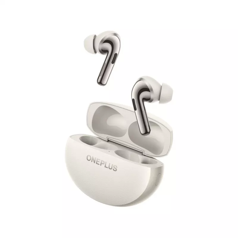 Cuffie wireless Bluetooth OnePlus Buds Pro 3, bianco