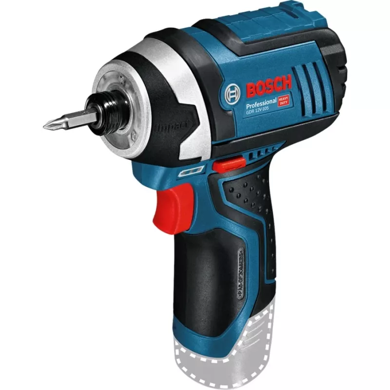 Bosch GDR 12V-105 Professional 2600 RPM nero, blu, rosso