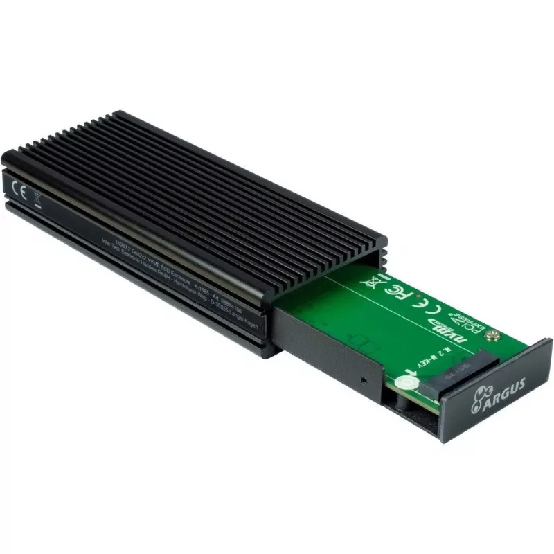 Case SSD Inter-Tech K-1685 nero M.2