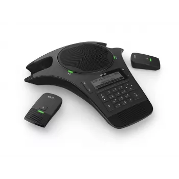 snom C520-WiMi - Telefono da conferenza VoIP - con interfaccia Bluetooth - DECT - funzione chiamata a tre vie - SIP - 3 linee - nero (4356)