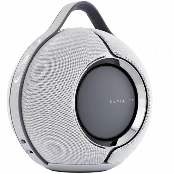 Devialet Mania grigio chiaro con dock