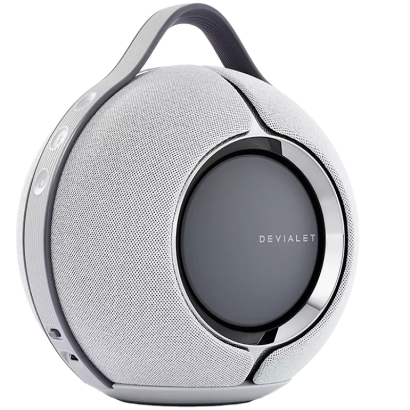 Devialet Mania grigio chiaro con dock