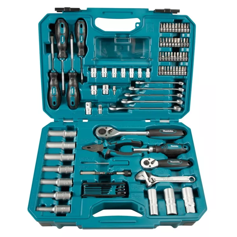 Set di utensili da meccanico Makita E-08458 87 utensili