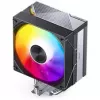 Dissipatore CPU Jonsbo CA40 nero ARGB, ventola PWM 120 mm, 225 W TDP, nero