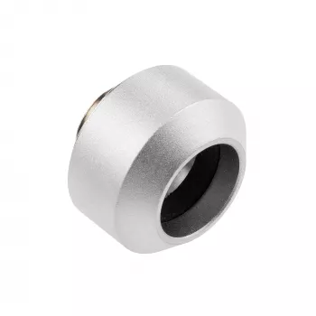Raccordo a vite per hardtube 14 mm OPTIMUS — connettore metallico per liquido refrigerante/watercooling PC, argento