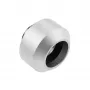 Raccordo a vite per hardtube 14 mm OPTIMUS — connettore metallico per liquido refrigerante/watercooling PC, argento