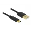 Cavo USB DeLOCK 85209 USB 2.0 3 m USB A USB C nero