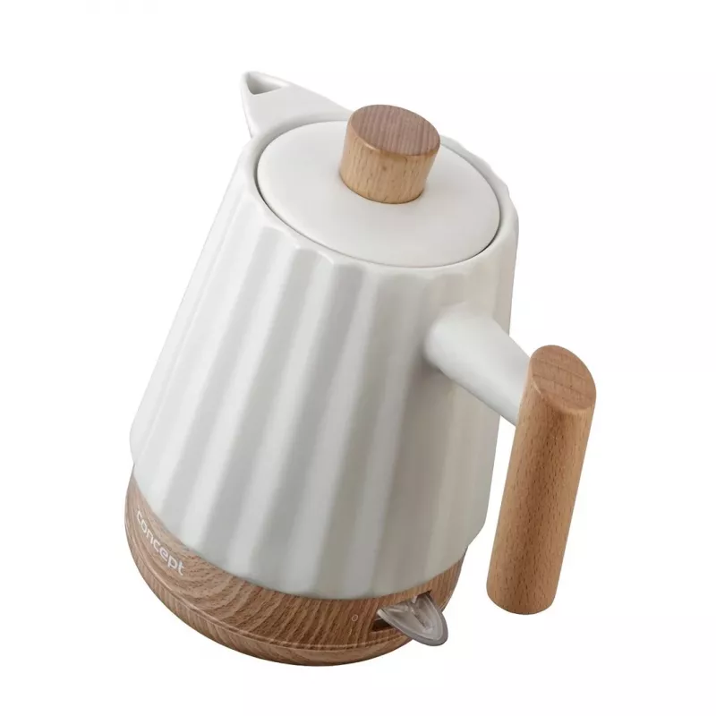 Concept RK0090 bollitore in ceramica 1,5 l bianco