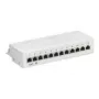 Wentronic Goobay CAT 5e mini/desktop patch panel, 12 porte, grigio - STP schermato, grigio (93041)