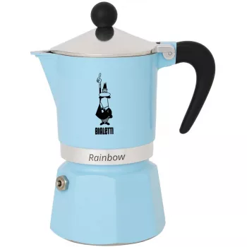 Bialetti Rainbow 0,06 L alluminio termoplastica blu macchina per caffè