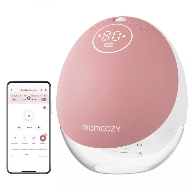 Tiralatte Momcozy M9 Single rosso 150ml