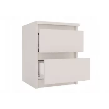 Comodino top e shop MALWA M2 KASZMIR — 2 cassetti, truciolare, cashmere, 300×300×400 mm