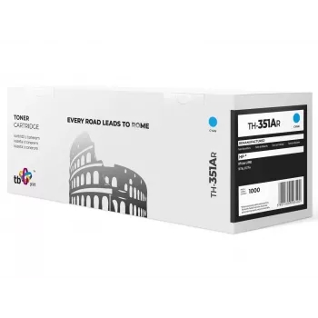 Toner TB compatibile con HP CF351A ciano, 1000, ref