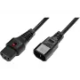 Cavo di alimentazione Microconnect PC1070 nero 4 m connettori femmina C14 C13 250 V 10 A