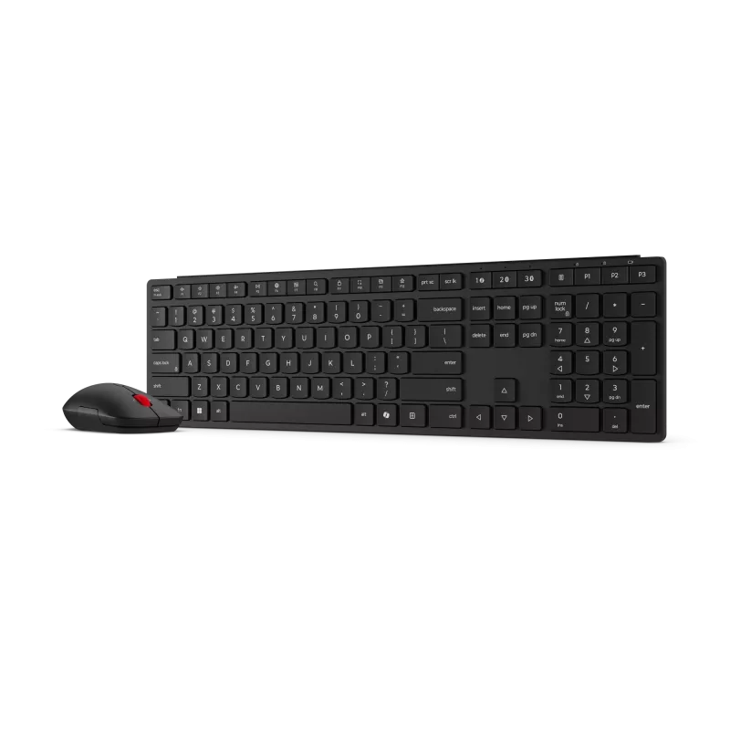 Lenovo | Multi-Mode Pro 6000 | Set tastiera e mouse | Wireless | Mouse incluso | Estone | Bluetooth | Eclipse Nero