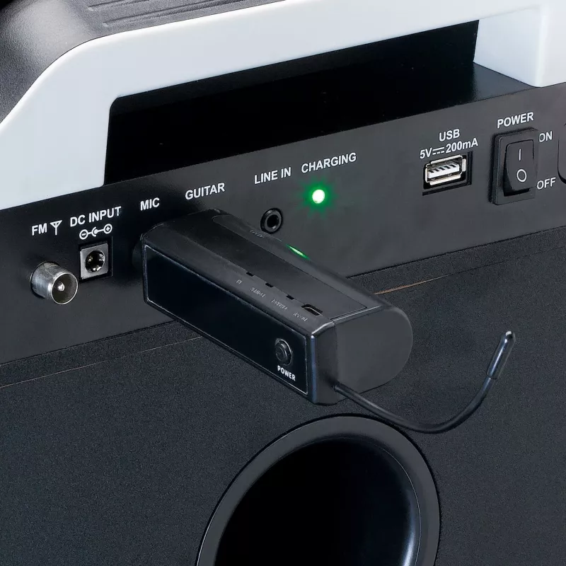 Microfono da palco Lenco MCW-020BK