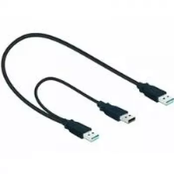 Cavo USB DeLOCK 82908 USB 3.2 Gen 1 0,6 m 2x USB A maschio nero