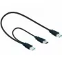 Cavo USB DeLOCK 82908 USB 3.2 Gen 1 0,6 m 2x USB A maschio nero