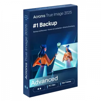 Acronis True Image | Advanced +500 GB Acronis Cloud Storage | 3 PC/MAC | 1 anno