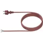 Bachmann - cavo di alimentazione - 2 poli su senza connettore - AC 250 V - 3,0 m - arancione (328.875)