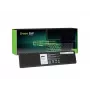 Batteria Green Cell DE93 per DELL Latitude E7440, Li‑Ion 7,4V 4500mAh, 4 celle, nera