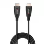 Lindy Cavo HDMI fibra ottica ibrido 8K60 da 10 m, 10 m, HDMI Type-A (standard), HDMI Type-A (standard), 48 Gbit/s, nero
