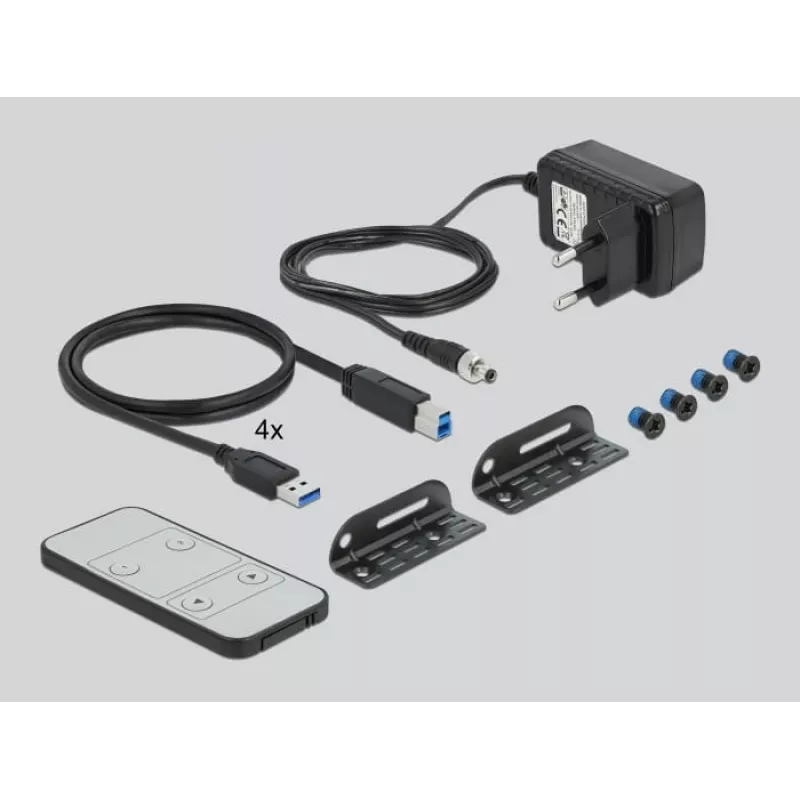 Switch KVM DeLOCK 11484 nero