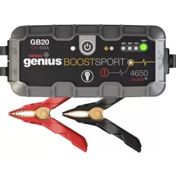 NOCO sistema di avviamento rapido Sport 400A avviatore di emergenza al litio GB20 corrente di spunto (12 V)=400 A (GB20)
